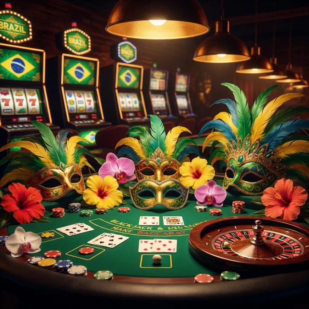 Jogos de Cassino Premium - Slots, Roleta, Blackjack e Dealer Ao Vivo